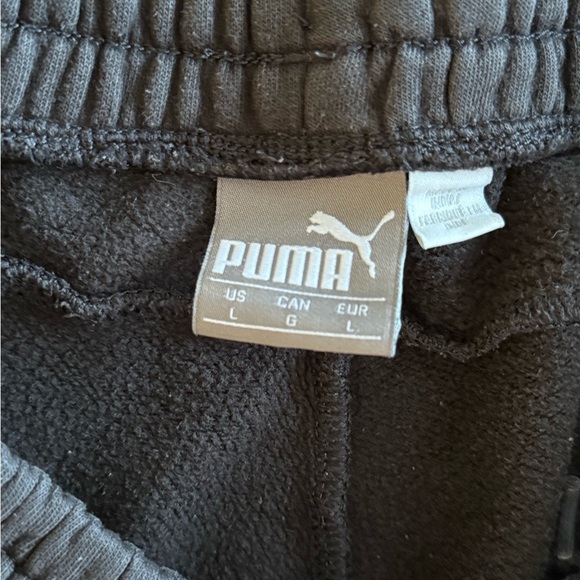 Men’s Black Puma Joggers, Size XL - Picture 5 of 7